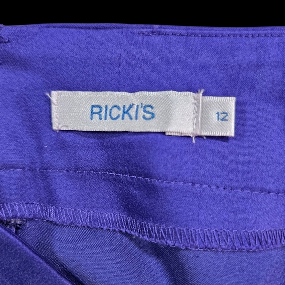 Ricki's Vibrant Purple Mini Skirt Size 12 - Picture 4 of 4
